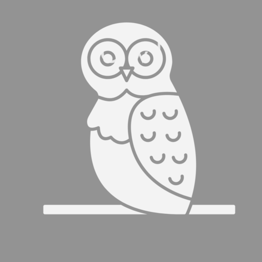 Logo Owl on a branch